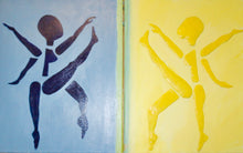 Load image into Gallery viewer, Ying Yang Acrylic on canvas
