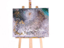 Load image into Gallery viewer, Ocean Green Mixed Media Paintitng
