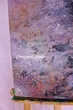 Load image into Gallery viewer, Pink  Abstract Mixed Media Created by Char-nae Nicole
